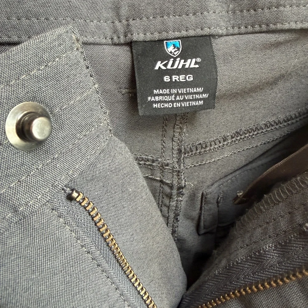 Kuhl convertible straight leg gray pants size 6 - Picture 3 of 6